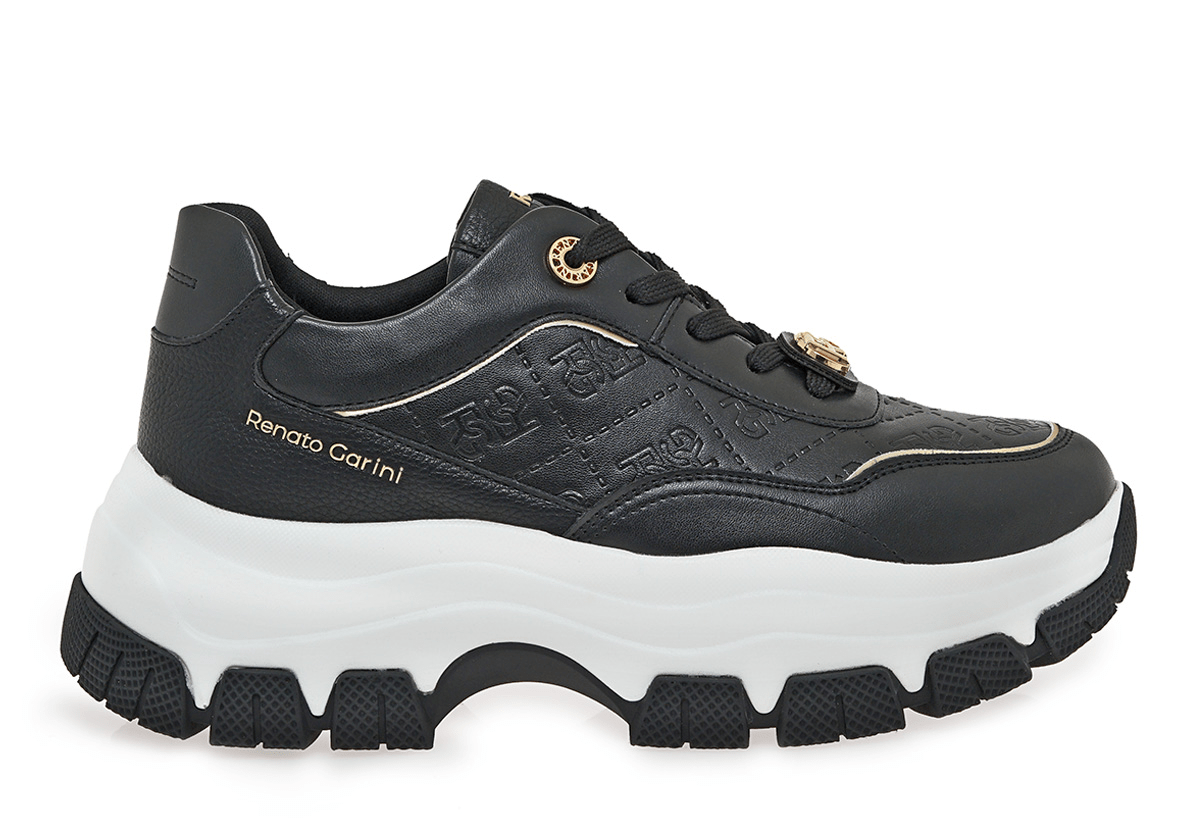 Γυναικεία Sneakers Renato Garini μαύρο 200 Γυναικεία Sneakers Renato Garini μαύρο 200 CASUAL TSAKIRIS MALLAS