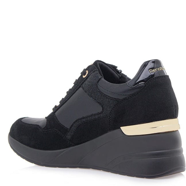 Γυναικεία sneakers Renato Garini 236 μαύρο καστόρι-La Scarpa Shoes Γυναικεία sneakers Renato Garini 236 μαύρο καστόρι CASUAL TSAKIRIS MALLAS
