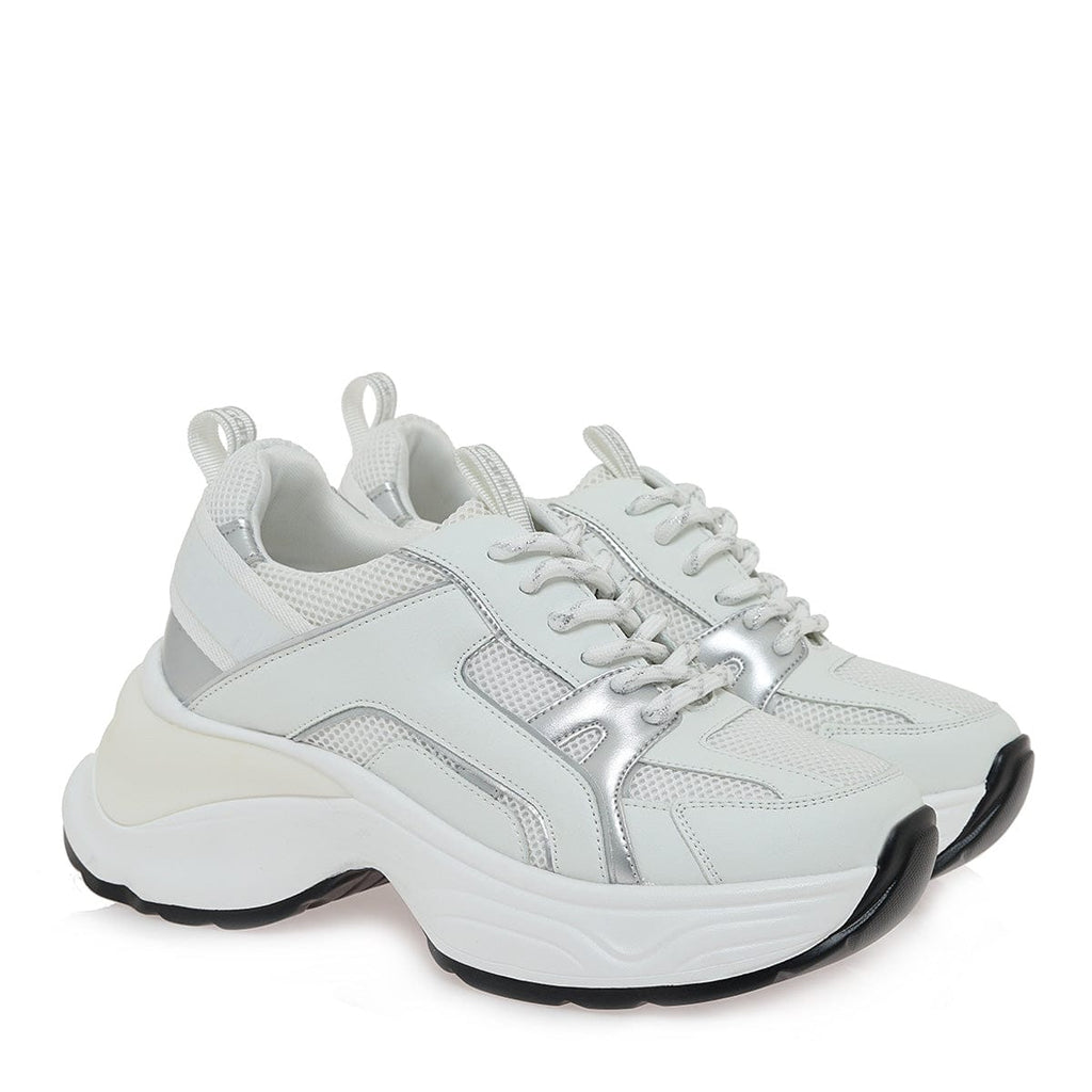 Γυναικεία Sneakers Renato Garini λευκό/ασημί 245 Γυναικεία Sneakers Renato Garini λευκό/ασημί 245 CASUAL TSAKIRIS MALLAS