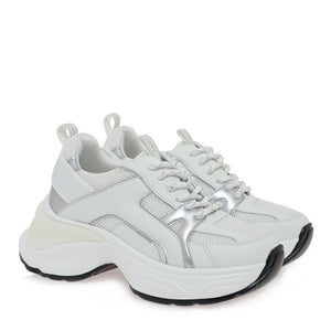 Γυναικεία Sneakers Renato Garini λευκό/ασημί 245 Γυναικεία Sneakers Renato Garini λευκό/ασημί 245 CASUAL TSAKIRIS MALLAS