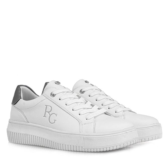 Γυναικεία sneakers Renato Garini 254 λευκό ασημί ματ-La Scarpa Shoes Γυναικεία sneakers Renato Garini 254 λευκό ασημί ματ CASUAL TSAKIRIS MALLAS
