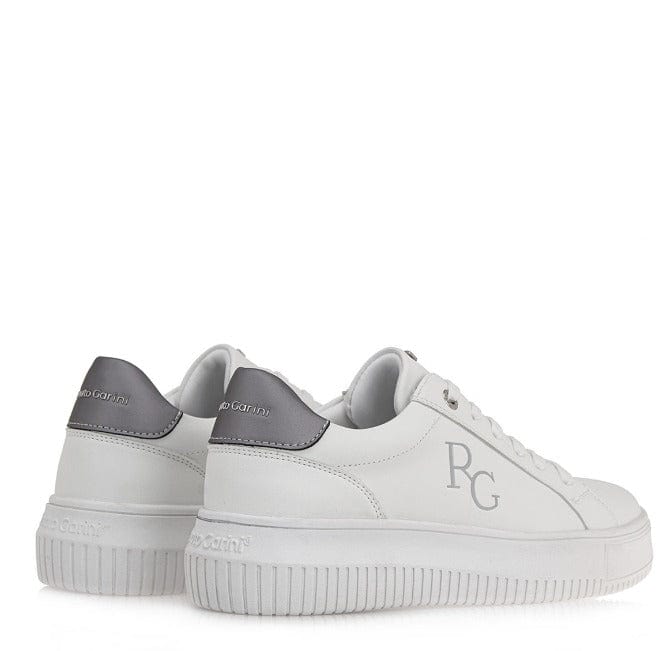 Γυναικεία sneakers Renato Garini 254 λευκό ασημί ματ-La Scarpa Shoes Γυναικεία sneakers Renato Garini 254 λευκό ασημί ματ CASUAL TSAKIRIS MALLAS