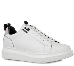 Ανδρικά sneakers Renato Garini  465 λευκό πάγος μαύρο-La Scarpa Shoes Ανδρικά sneakers Renato Garini  465 λευκό πάγος μαύρο MEN CASUAL TSAKIRIS MALLAS MEN