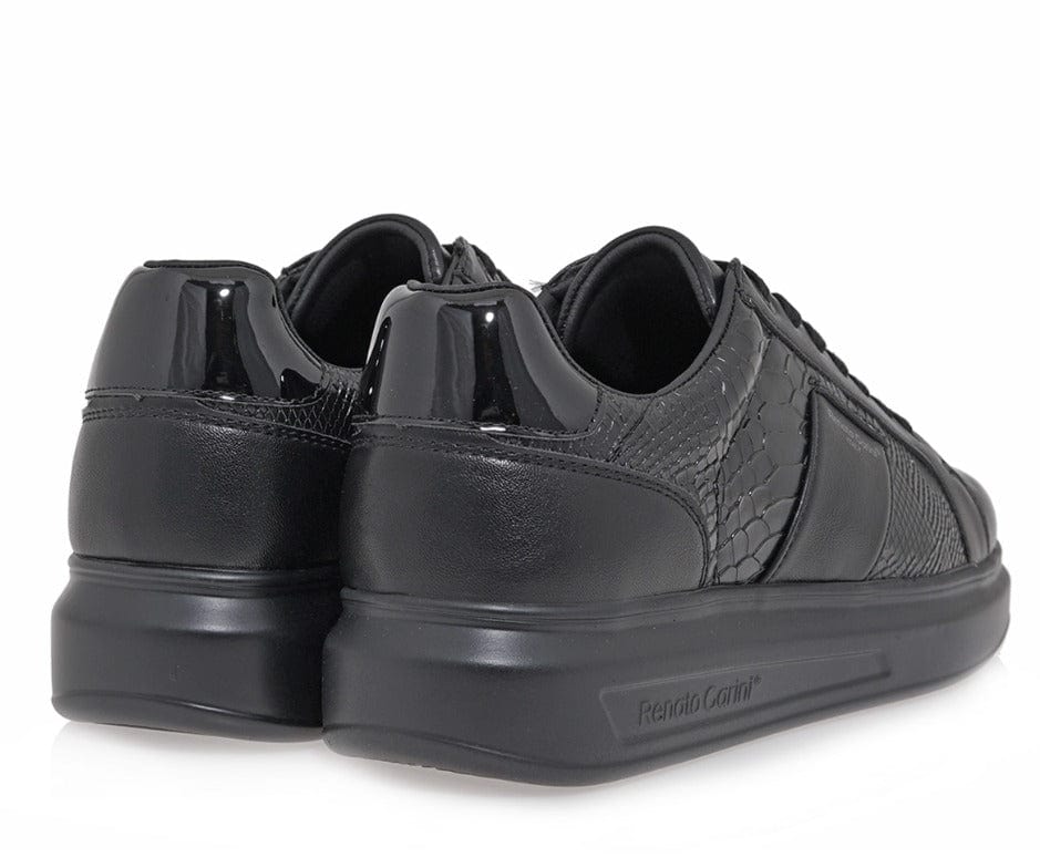 Ανδρικά Sneakers Renato Garini 963 μαύρο κροκο/ μαύρο βερνι Ανδρικά Sneakers Renato Garini 963 μαύρο κροκο/ μαύρο βερνι MEN CASUAL TSAKIRIS MALLAS MEN