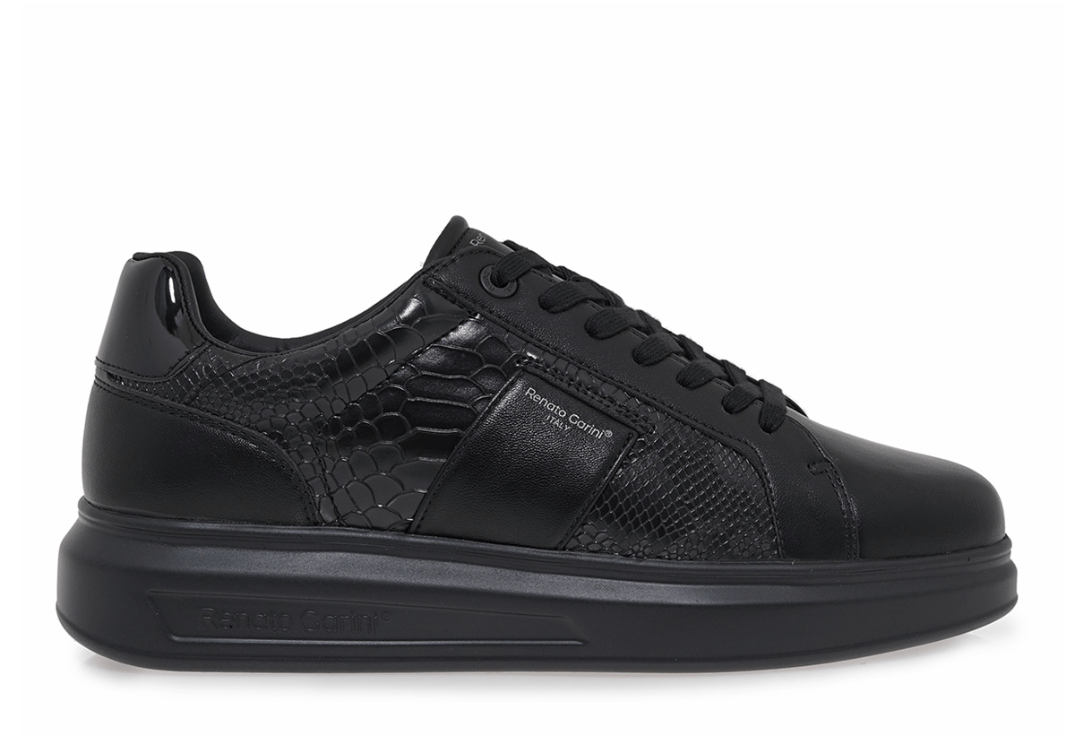 Ανδρικά Sneakers Renato Garini 963 μαύρο κροκο/ μαύρο βερνι Ανδρικά Sneakers Renato Garini 963 μαύρο κροκο/ μαύρο βερνι MEN CASUAL TSAKIRIS MALLAS MEN