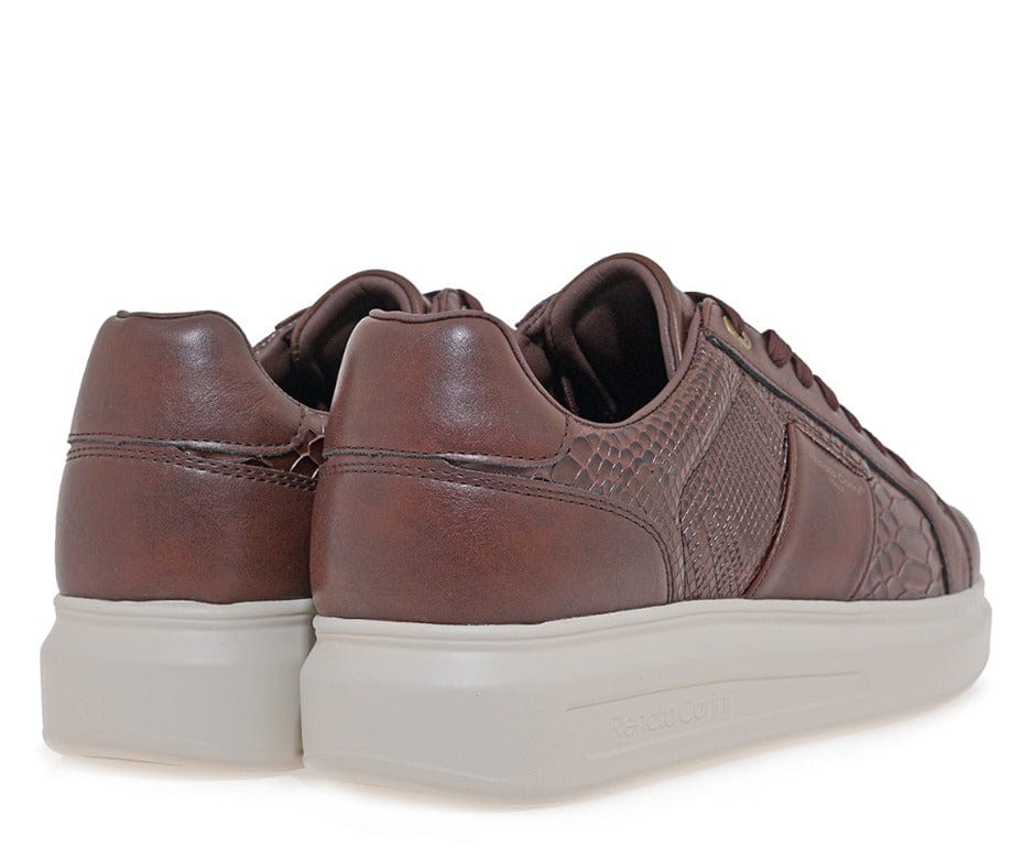Ανδρικά Sneakers Renato Garini 963 καφέ φίδι Ανδρικά Sneakers Renato Garini 963 καφέ φίδι MEN CASUAL TSAKIRIS MALLAS MEN