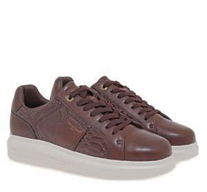Ανδρικά Sneakers Renato Garini 963 καφέ φίδι Ανδρικά Sneakers Renato Garini 963 καφέ φίδι MEN CASUAL TSAKIRIS MALLAS MEN