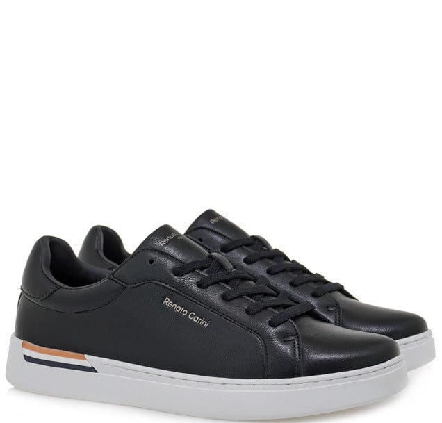 Ανδρικά sneakers Renato Garini Vicente 307 μαύρο-La Scarpa Shoes Ανδρικά sneakers Renato Garini Vicente 307 μαύρο MEN CASUAL TSAKIRIS MALLAS MEN