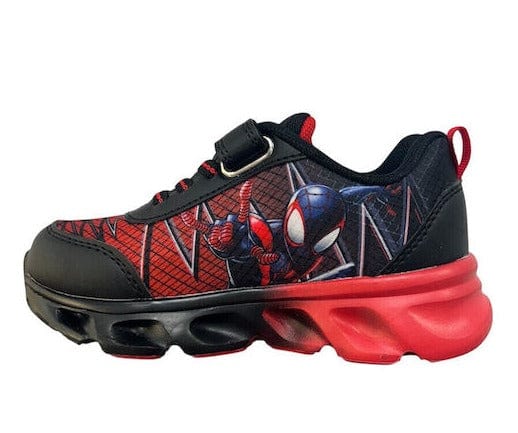 Παιδικά Sneakers για αγόρι ανατομικά Spiderman SP014215 μαύρο/ κόκκινο με φωτάκια Παιδικά Sneakers για αγόρι ανατομικά Spiderman SP014215 μαύρο/ κόκκινο με φωτάκια BOYS EXE KIDS