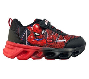 Παιδικά Sneakers για αγόρι ανατομικά Spiderman SP014215 μαύρο/ κόκκινο με φωτάκια Παιδικά Sneakers για αγόρι ανατομικά Spiderman SP014215 μαύρο/ κόκκινο με φωτάκια BOYS EXE KIDS