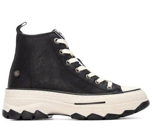 Γυναικεία Sneakers μποτάκι μαύρο XTI 173078 Γυναικεία Sneakers μποτάκι μαύρο XTI 173078 CASUAL XTI