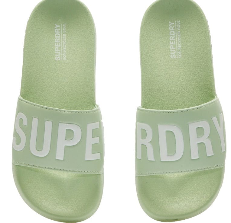 Γυναικείες παντόφλες Superdry WF310222A tender greens-La Scarpa Shoes Γυναικείες παντόφλες Superdry WF310222A tender greens FLIP FLOPS WOMEN SUPERDRY WOMEN