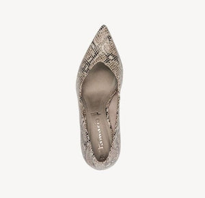 Γυναικείες γόβες Tamaris 1-22453-45 beige snake Γυναικείες γόβες Tamaris 1-22453-45 beige snake HEELS TAMARIS
