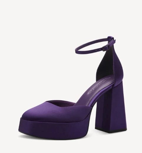Γυναικείες γόβες Tamaris 1-24420-41 μωβ-La Scarpa Shoes Γυναικείες γόβες Tamaris 1-24420-41 μωβ HEELS TAMARIS