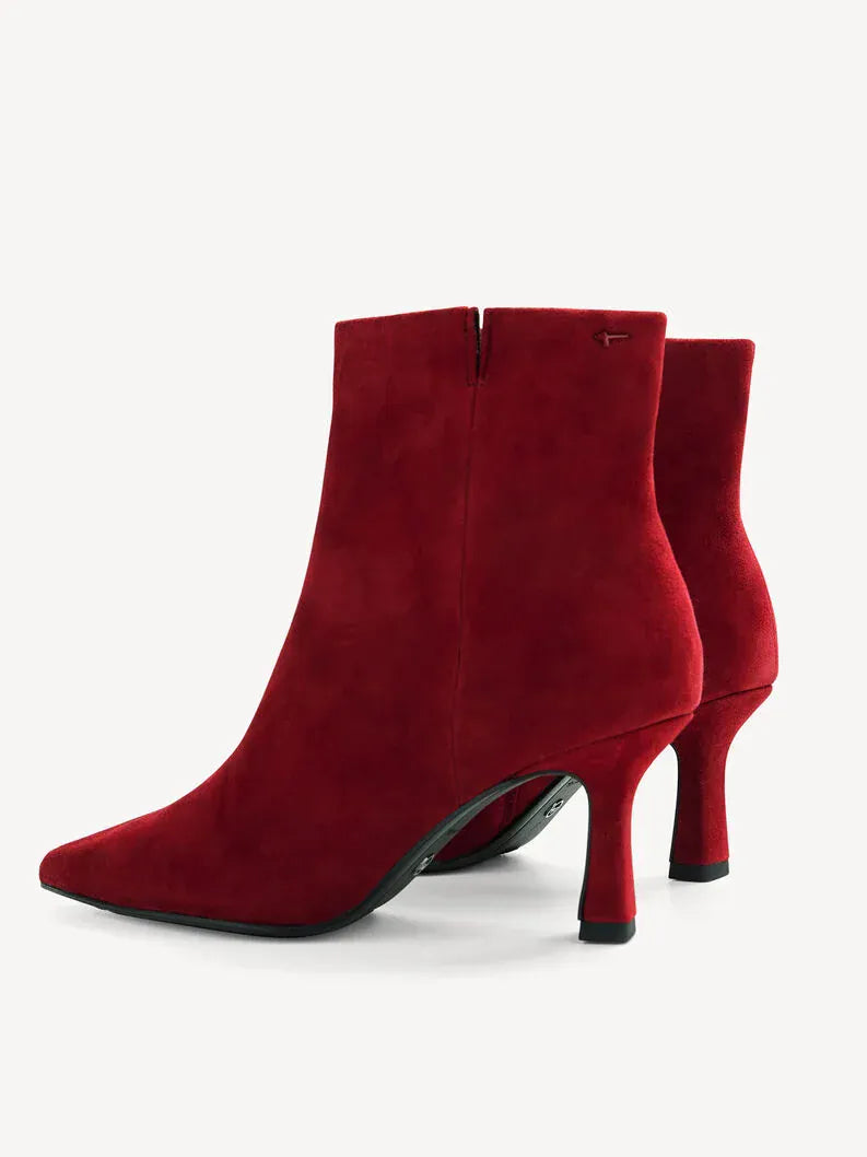 Γυναικεία μποτάκια κόκκινο Tamaris 1-25358 Γυναικεία μποτάκια κόκκινο Tamaris 1-25358 SMALL BOOTS TAMARIS