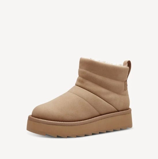 Γυναικεία μποτάκια Tamaris 1-26821-41 sand-La Scarpa Shoes Γυναικεία μποτάκια Tamaris 1-26821-41 sand SMALL BOOTS TAMARIS
