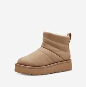 Γυναικεία μποτάκια Tamaris 1-26821-41 sand-La Scarpa Shoes Γυναικεία μποτάκια Tamaris 1-26821-41 sand SMALL BOOTS TAMARIS
