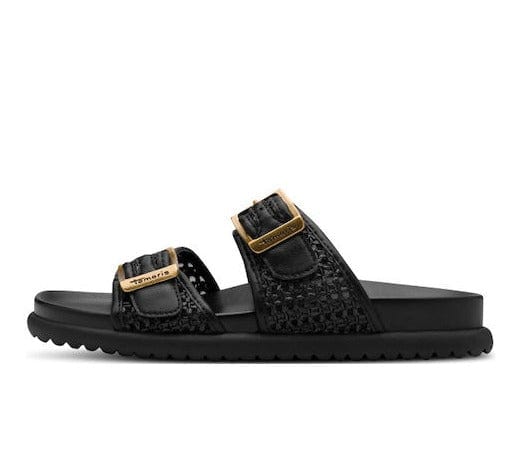 Γυναικείες παντόφλες Tamaris 1-27418 black Γυναικείες παντόφλες Tamaris 1-27418 black FLAT SANDALS TAMARIS