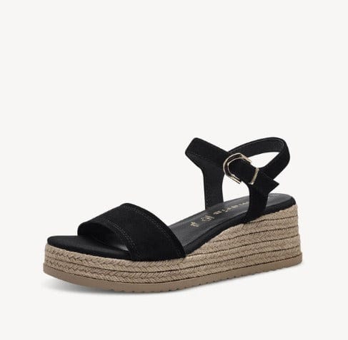Γυναικείες εσπαντρίγιες Tamaris 1-28061-42  μαύρο-La Scarpa Shoes Γυναικείες εσπαντρίγιες Tamaris 1-28061-42  μαύρο ESPADRILLES TAMARIS