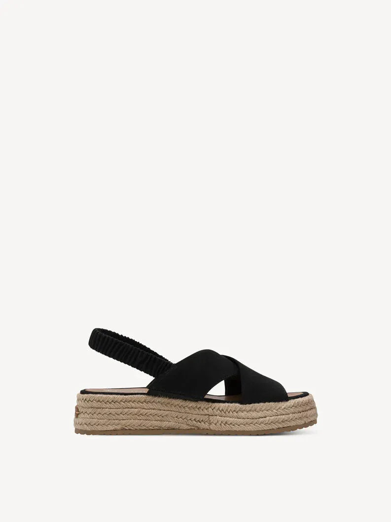 Γυναικεία σανδάλια μαύρο Tamaris 1-28245 Γυναικεία σανδάλια μαύρο Tamaris 1-28245 FLAT SANDALS TAMARIS