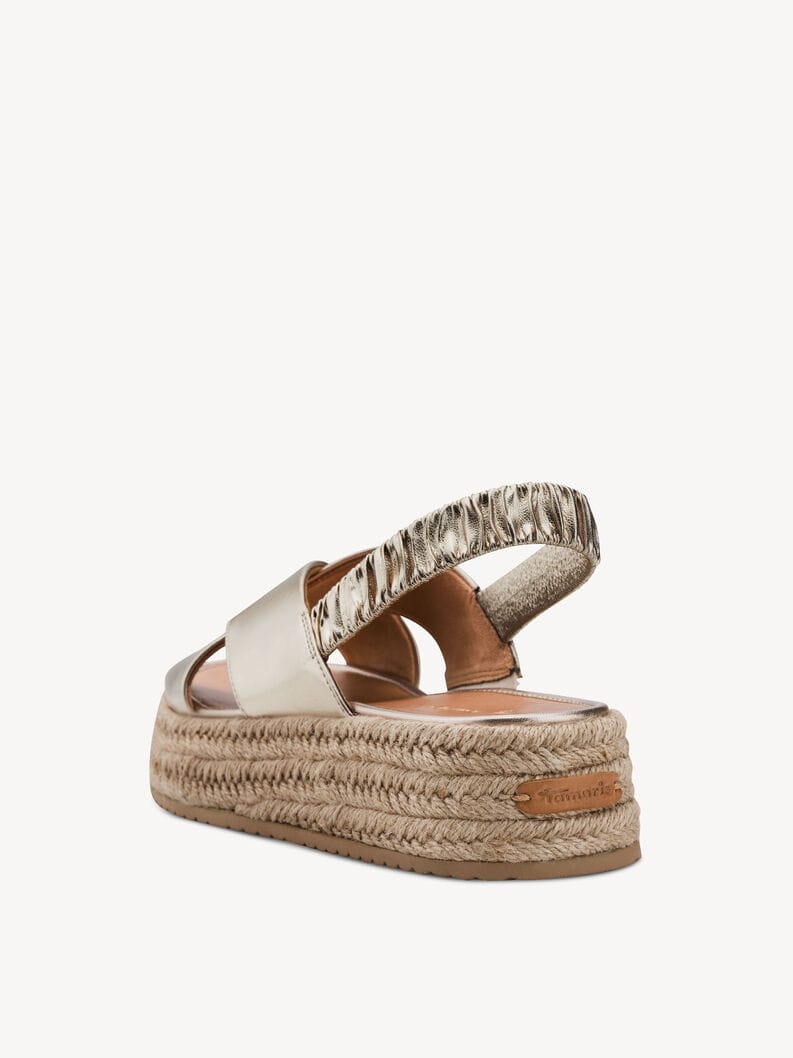 Γυναικεία σανδάλια χρυσό Tamaris 1-28246 Γυναικεία σανδάλια χρυσό Tamaris 1-28246 FLAT SANDALS TAMARIS