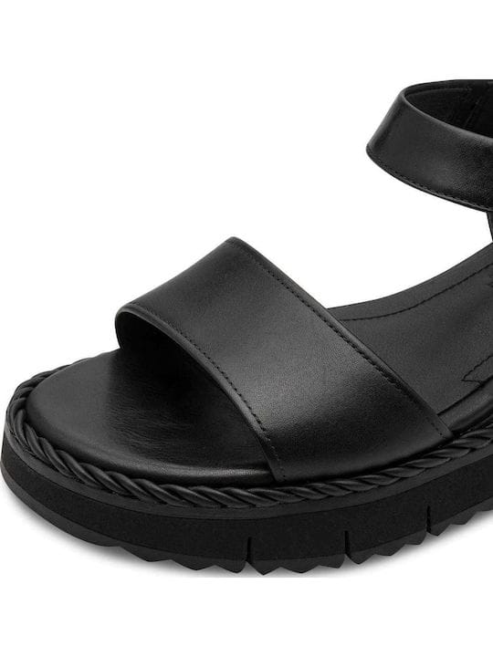 Γυναικεία σανδάλια μαύρο Tamaris 1-28247 Γυναικεία σανδάλια μαύρο Tamaris 1-28247 FLAT SANDALS TAMARIS