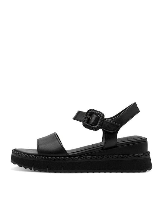 Γυναικεία σανδάλια μαύρο Tamaris 1-28247 Γυναικεία σανδάλια μαύρο Tamaris 1-28247 FLAT SANDALS TAMARIS