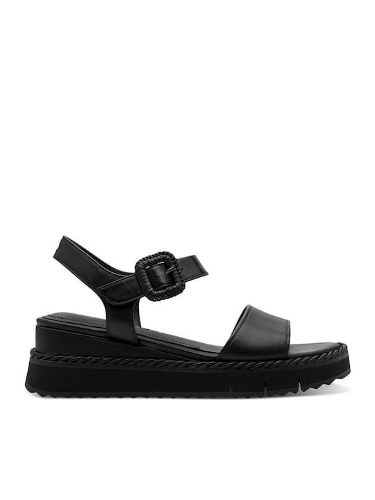 Γυναικεία σανδάλια μαύρο Tamaris 1-28247 Γυναικεία σανδάλια μαύρο Tamaris 1-28247 FLAT SANDALS TAMARIS