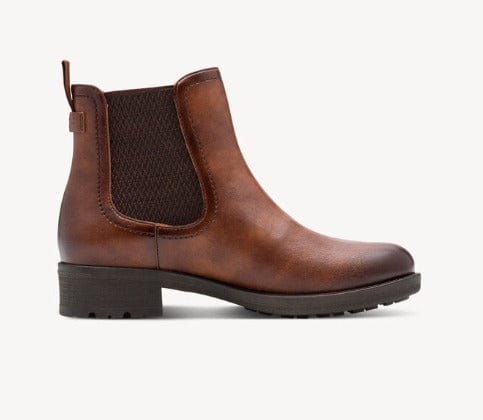 Γυναικεία μποτάκια Tamaris cognac 1-25378 Γυναικεία μποτάκια Tamaris cognac 1-25378 SMALL BOOTS TAMARIS
