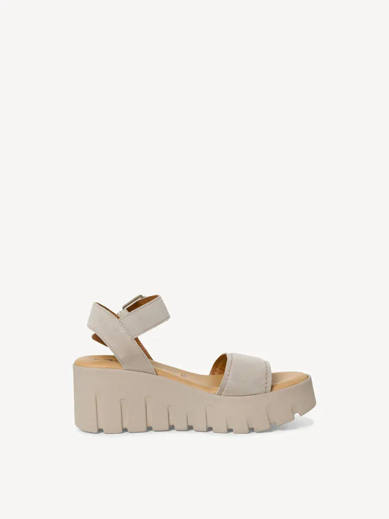 Γυναικεία σανδάλια Taupe Suede Tamaris 1-28722 Γυναικεία σανδάλια Taupe Suede Tamaris 1-28722 FLAT SANDALS TAMARIS