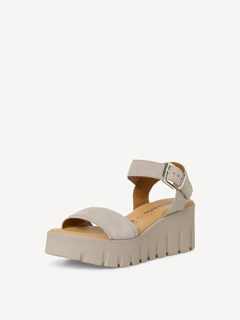 Γυναικεία σανδάλια Taupe Suede Tamaris 1-28722 Γυναικεία σανδάλια Taupe Suede Tamaris 1-28722 FLAT SANDALS TAMARIS