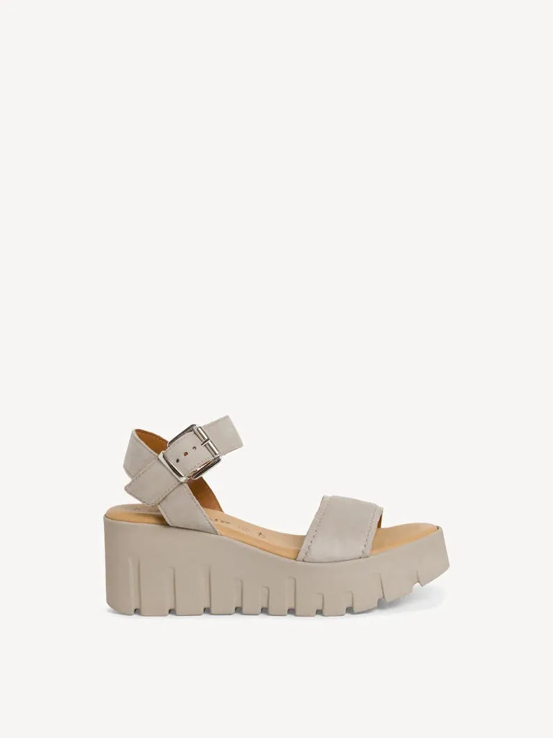 Γυναικεία σανδάλια Taupe Suede Tamaris 1-28722 Γυναικεία σανδάλια Taupe Suede Tamaris 1-28722 FLAT SANDALS TAMARIS