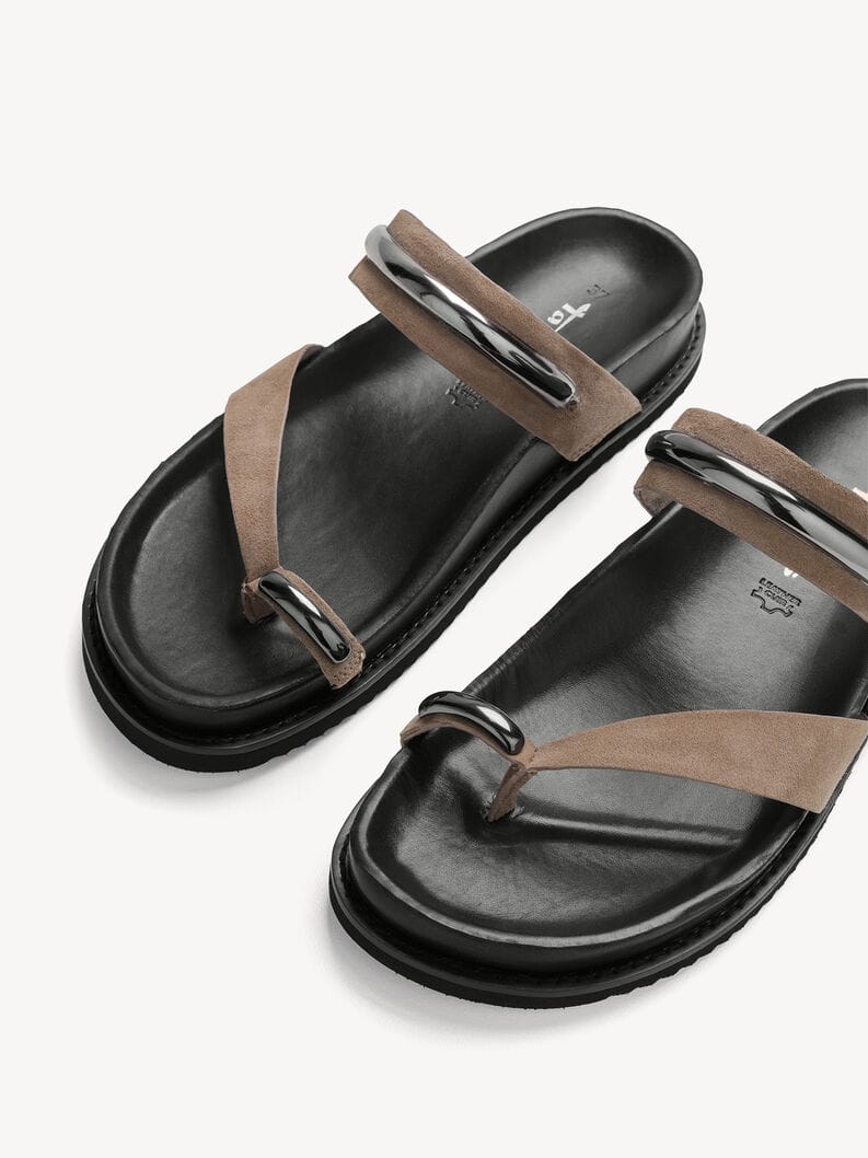 Γυναικεία σανδάλια taupe Tamaris 1-27415 Γυναικεία σανδάλια taupe Tamaris 1-27415 FLAT SANDALS TAMARIS