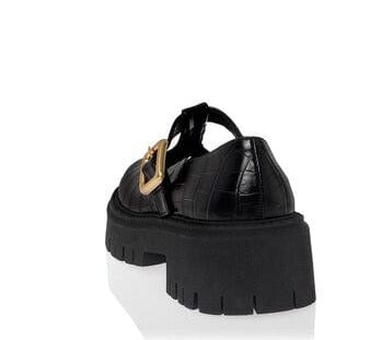 Γυναικεία Loafers sante μαύρο 24-547 WOMEN MOCASSINS SANTE