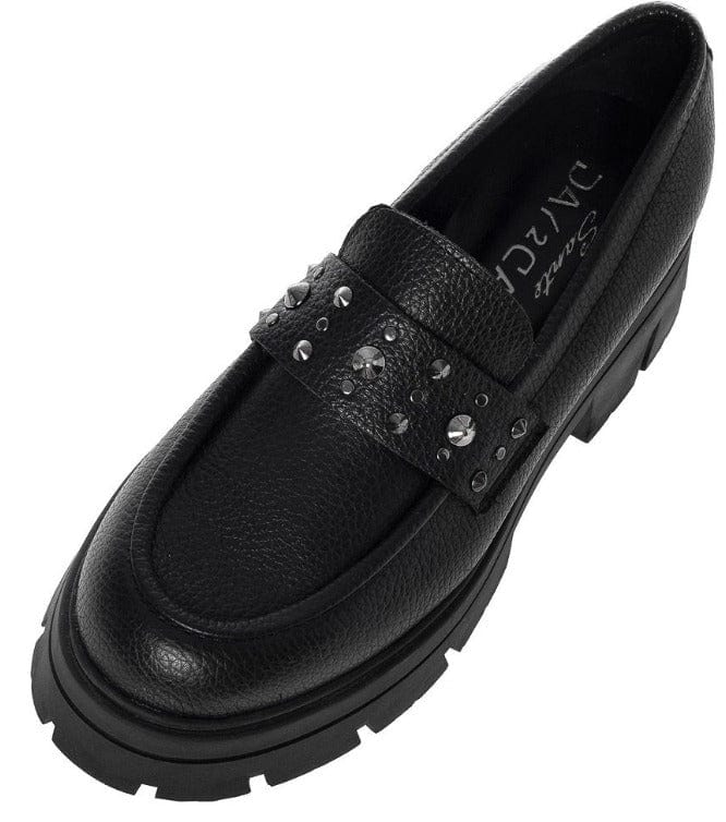 Γυναικεία μοκασίνια μαύρα sante 24-555 WOMEN MOCASSINS SANTE