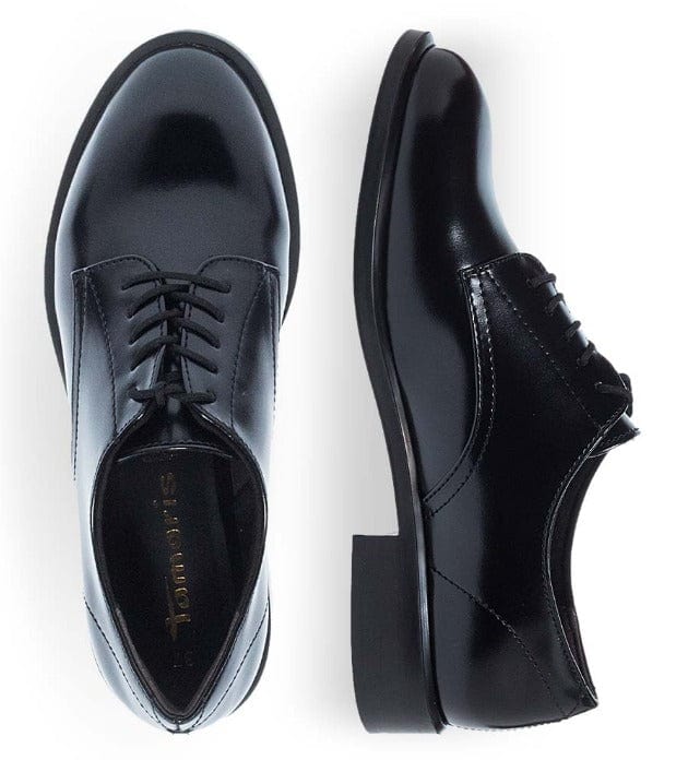Γυναικεία μοκασίνια Tamaris black patent 1-23315-43 WOMEN MOCASSINS TAMARIS