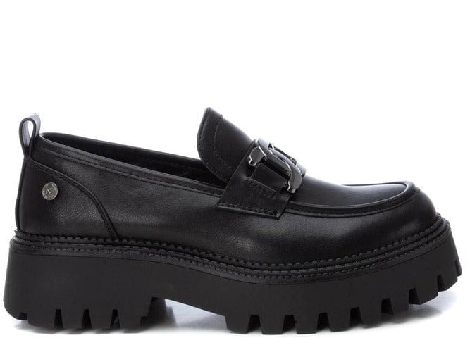 Γυναικεία Loafers XTI μαύρο 143432 WOMEN MOCASSINS XTI