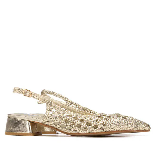 Γυναικεία γοβάκια χρυσό XΤΙ 145430 Γυναικεία γοβάκια χρυσό XΤΙ 145430 HEELS XTI