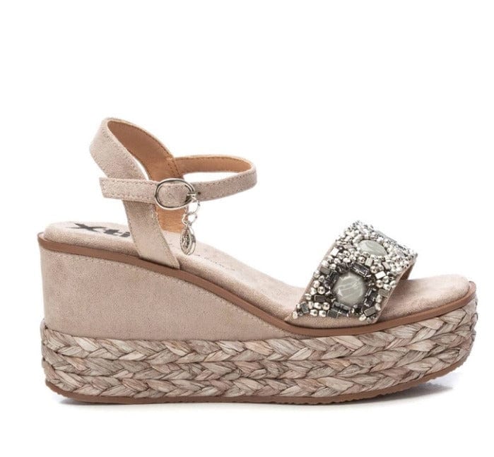 Γυναικείες πλατφόρμες Xti 142677 beige-La Scarpa Shoes Γυναικείες πλατφόρμες Xti 142677 beige SANDALS XTI