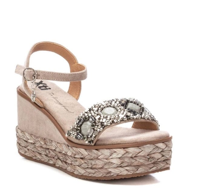 Γυναικείες πλατφόρμες Xti 142677 beige-La Scarpa Shoes Γυναικείες πλατφόρμες Xti 142677 beige SANDALS XTI