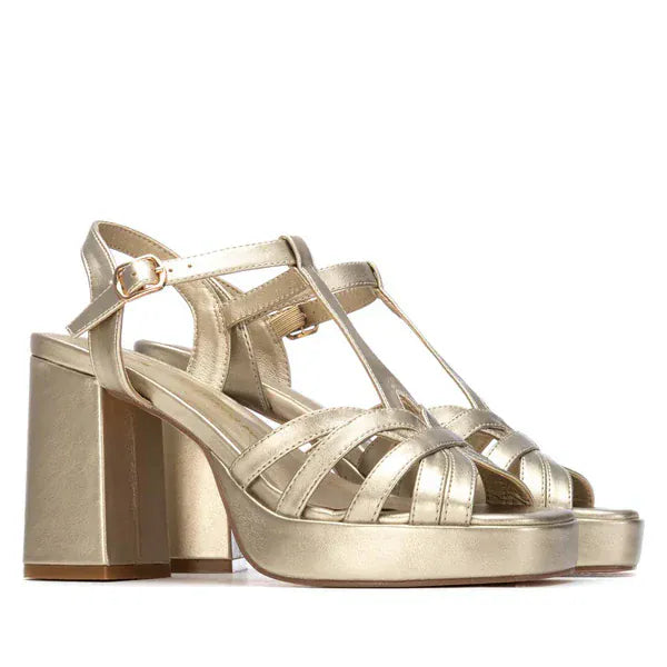 Γυναικεία σανδάλια χρυσό XTI 145104 Γυναικεία σανδάλια χρυσό XTI 145104 SANDALS XTI