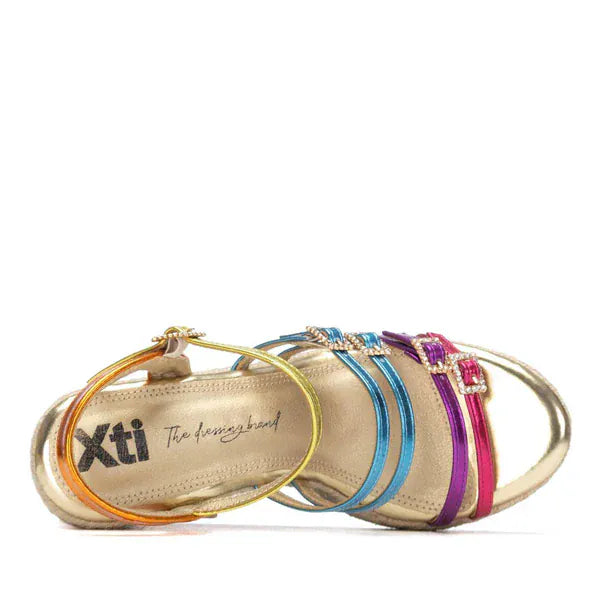 Γυναικεία σανδάλια πολύχρωμο XTI 145423 Γυναικεία σανδάλια πολύχρωμο XTI 145423 SANDALS XTI