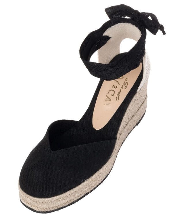 Γυναικείες εσπαντρίγιες 23-134 μαύρο-La Scarpa Shoes Γυναικείες εσπαντρίγιες 23-134 μαύρο ESPADRILLES SANTE