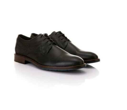 Ανδρικό  δερμάτινο κλασσικό παπούτσι  65807 μαύρο-La Scarpa Shoes Ανδρικό  δερμάτινο κλασσικό παπούτσι  65807 μαύρο Abiye ROBINSON
