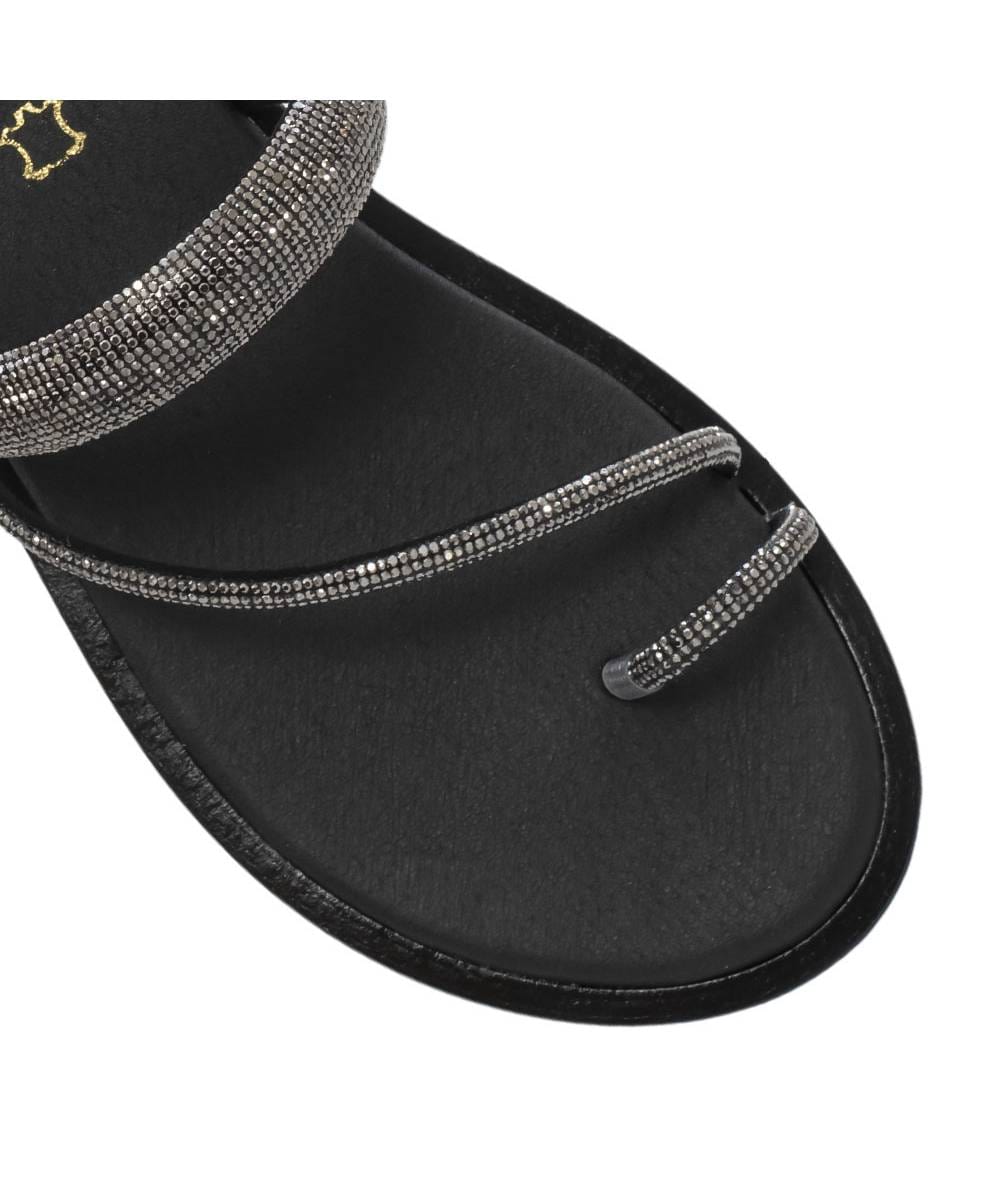 Γυναικεία σανδάλια 751 μαύρο-La Scarpa Shoes Γυναικεία σανδάλια 751 μαύρο FLAT SANDALS La Scarpa
