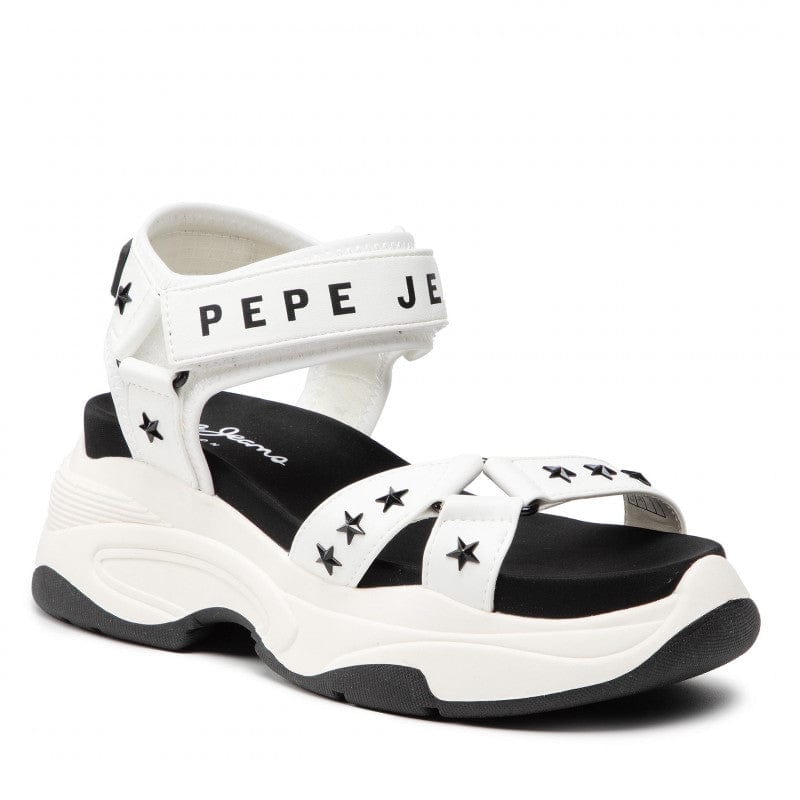 Γυναικεία chunky πέδιλα pepe jeans grub star pls90567 800-La Scarpa Shoes Γυναικεία chunky πέδιλα pepe jeans grub star pls90567 800 FLAT SANDALS PEPE JEANS WOMEN