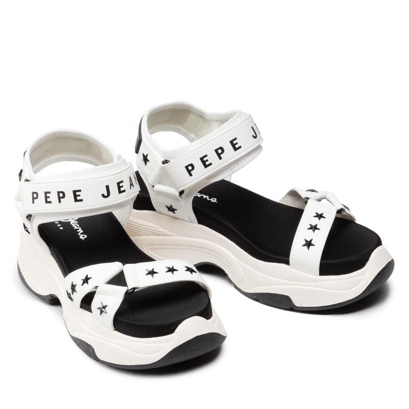 Γυναικεία chunky πέδιλα pepe jeans grub star pls90567 800-La Scarpa Shoes Γυναικεία chunky πέδιλα pepe jeans grub star pls90567 800 FLAT SANDALS PEPE JEANS WOMEN