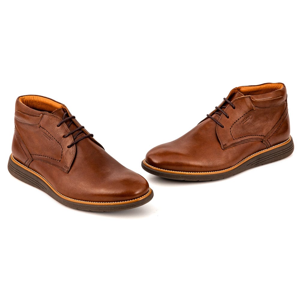 Ανδρικά παπούτσια Damiani brown 2152-La Scarpa Shoes Ανδρικά παπούτσια Damiani brown 2152 SMALL MEN BOOTS Damiani