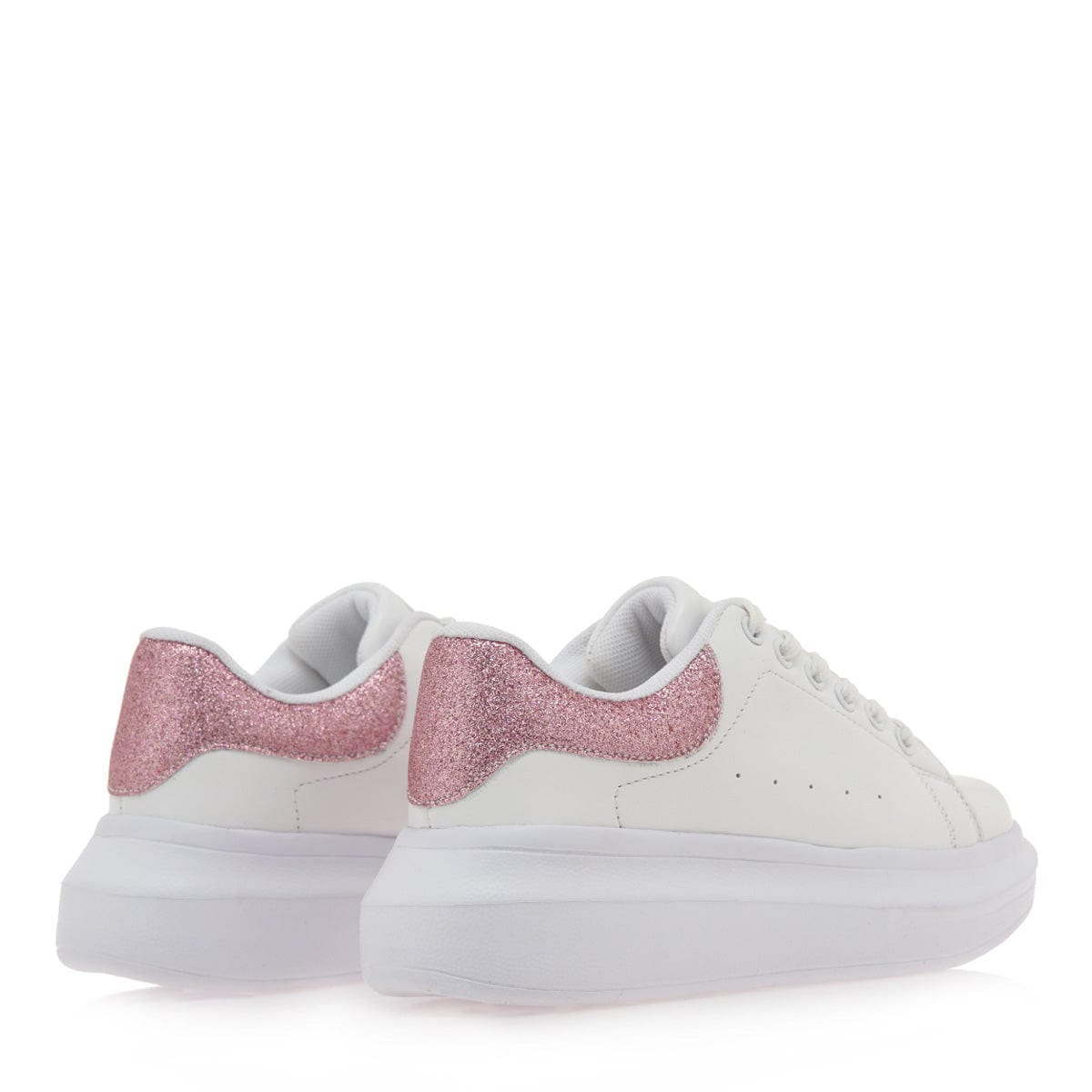 Exe kids sneakers λευκό ροζ glitter  701-La Scarpa Shoes Exe kids sneakers λευκό ροζ glitter  701 GIRLS EXE KIDS