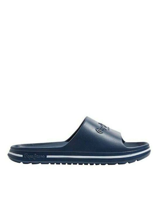 Ανδρικές Pepe Jeans slides PMS70119 μπλε FLIP FLOPS PEPE JEANS